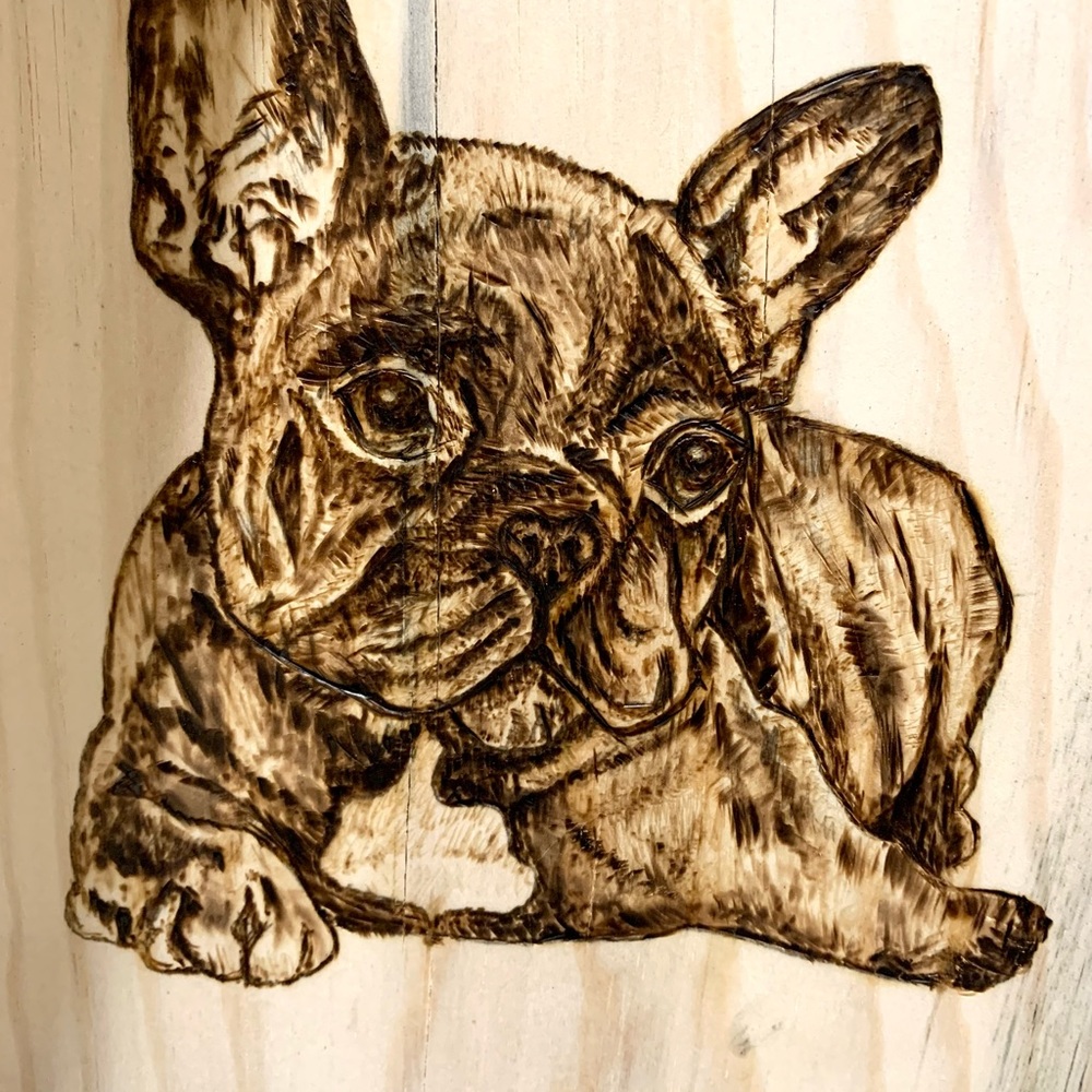 SOLD Hand Wood Burned Art. .